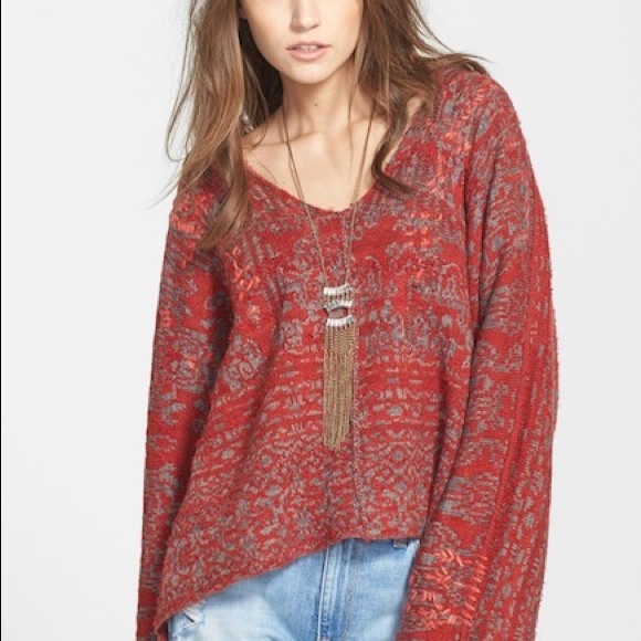 Free People Oversized Sweater - Picture 2 of 7